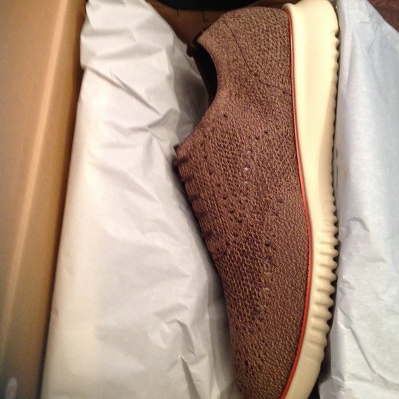 Cole Haan Men's 2.Zerogrand Brown Stitchlite Oxford Shoes - 11.5M - New in Box - Picture 7 of 12